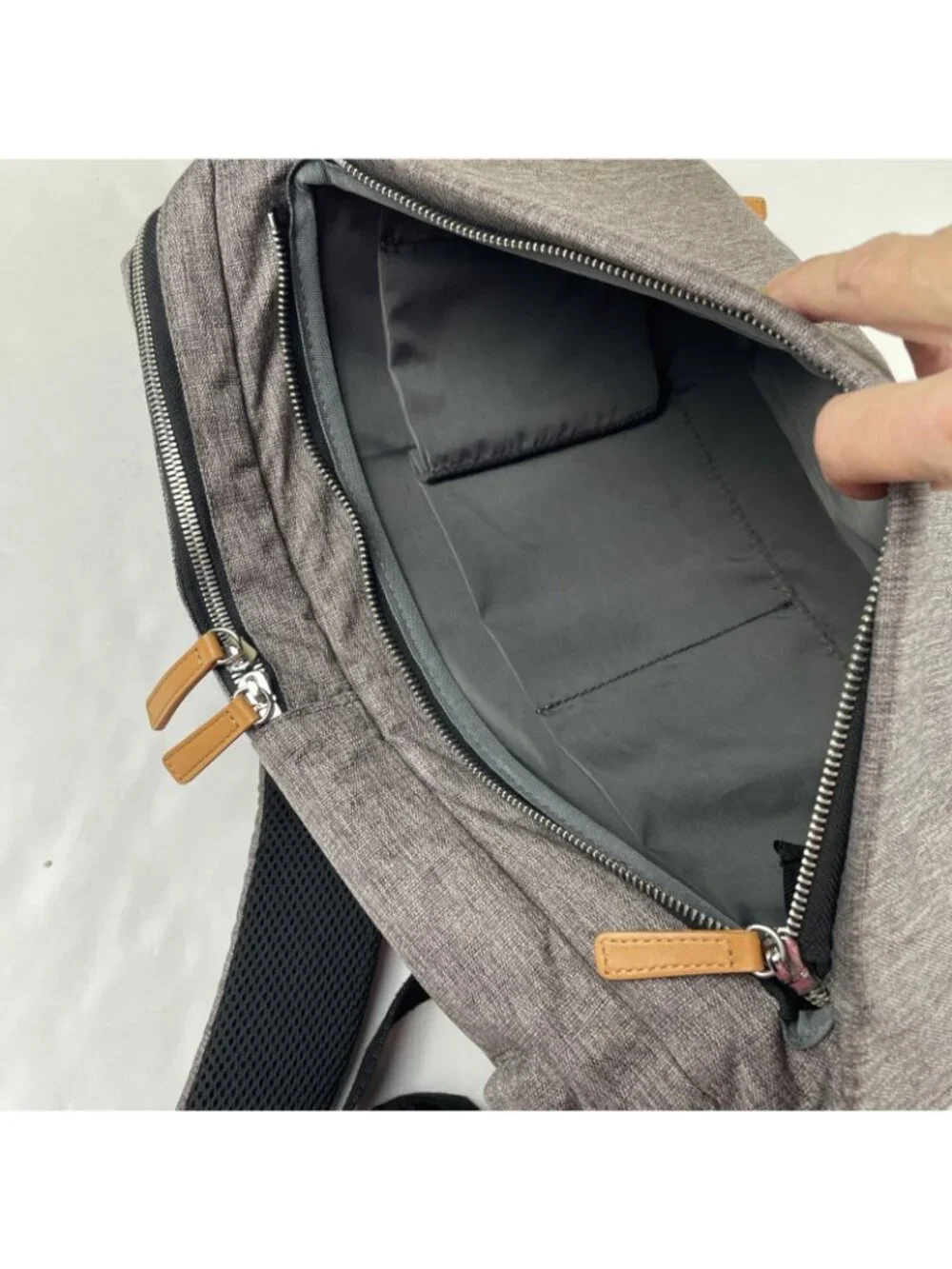 NORDACE Siena Smart Backpack USB Charging Port Laptop Travel Carry On Gray